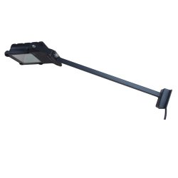 画像1: LED投光器30W 昼白色 5000K　300W相当形 +アーム(長さ554mm)セット 屋内外兼用 