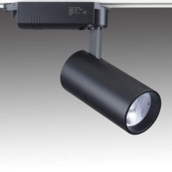 画像1: ダクトレール用LEDスポットライト20W　ブラック　200W相当形（非調光）フリッカーレス　高演色　