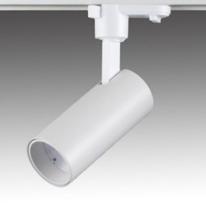 画像: ダクトレール用LEDスポットライト13W ホワイト 120W相当形（非調光）フリッカーレス　高演色　