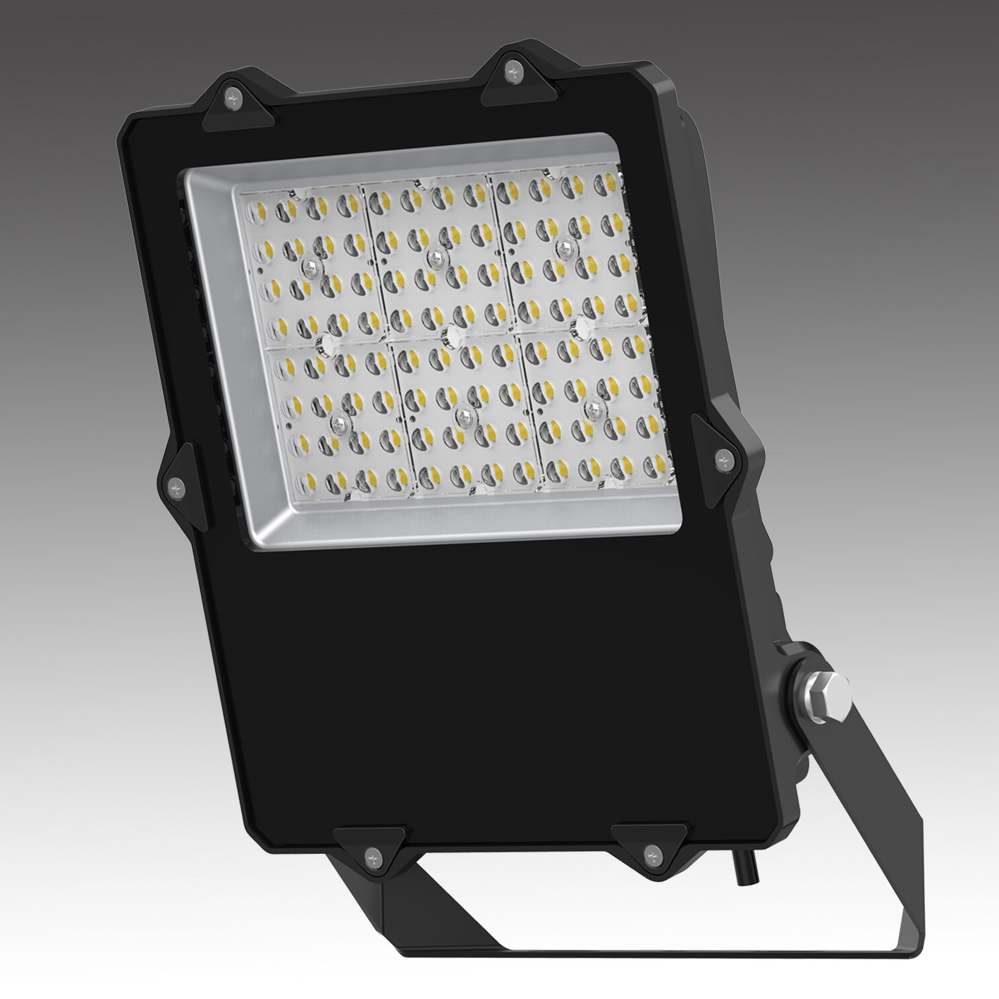 画像1: LED投光器30W 300W相当形 屋内外兼用 （スイッチ・コンセントプラグ付き）