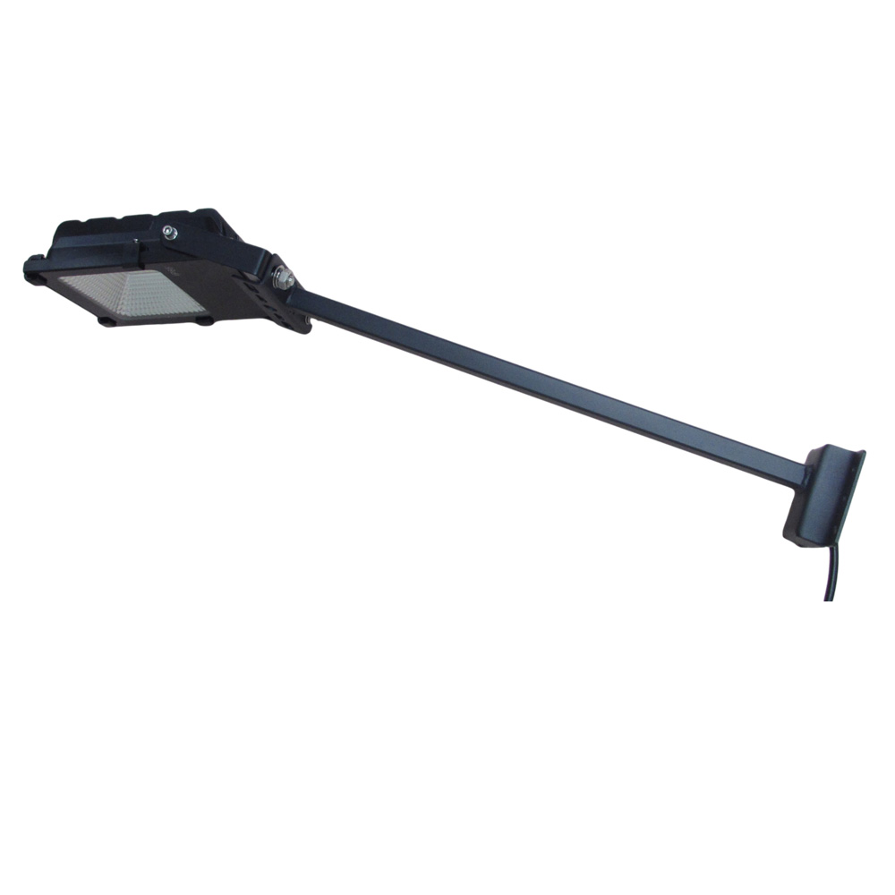 画像1: LED投光器30W 昼白色 5000K　300W相当形 +アーム(長さ554mm)セット 屋内外兼用 