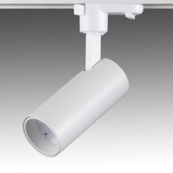画像1: ダクトレール用LEDスポットライト13W ホワイト 120W相当形（非調光）フリッカーレス　高演色　